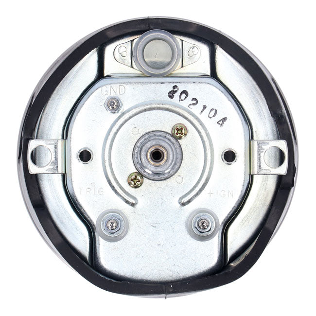 FL speedo/tachometer, ''73-84 face'', black. 2:1 kmh