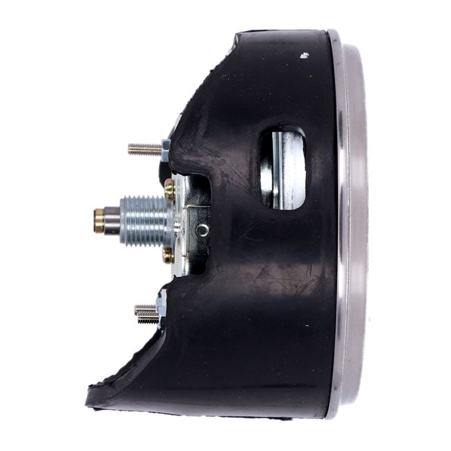 FL speedo/tachometer, ''73-84 face'', black. 2:1 kmh