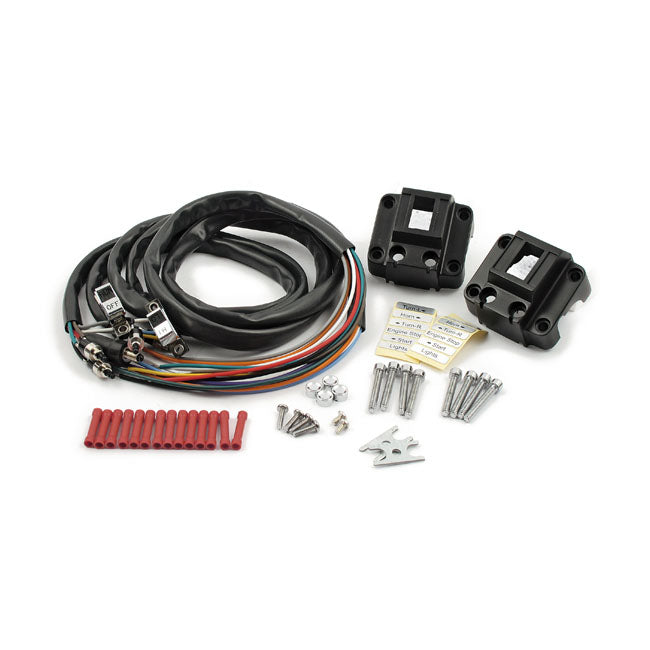 Handlebar switch housing kit. Black