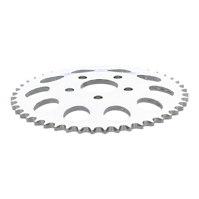 Rear sprocket, chrome. 46t