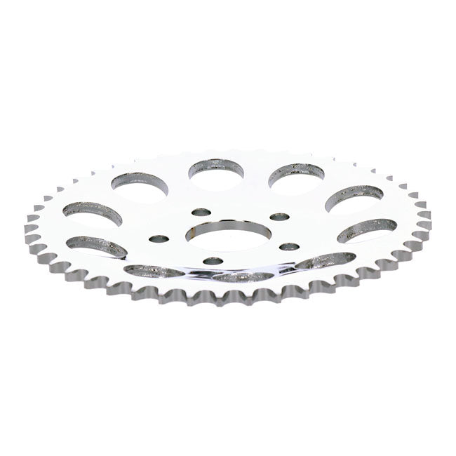 Rear sprocket, chrome. 46t