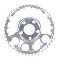 Rear sprocket, chrome. 46t