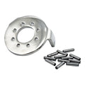 Triple tree mounted fork stop kit. Stainless — 91-05 Dyna (NU)