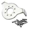 Triple tree mounted fork stop kit. Stainless — 48-99 Big Twin (Excl. 91-05 Dyna) (NU)