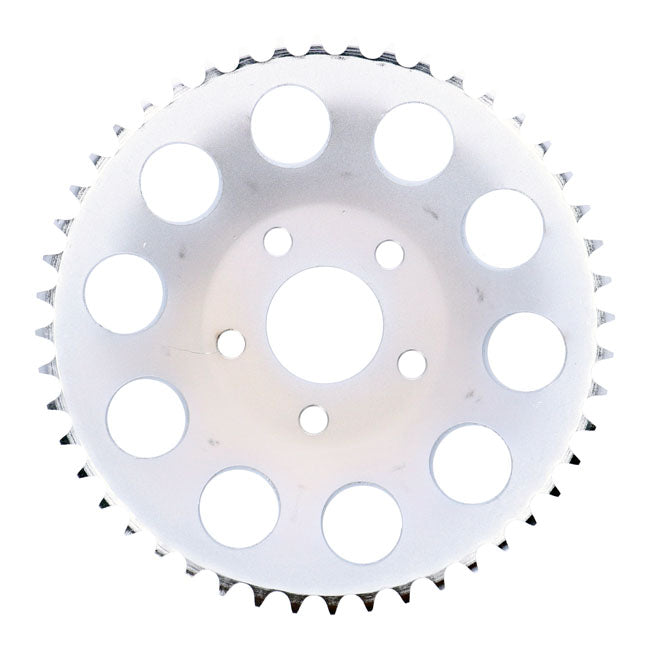 Rear sprocket, zinc. 48t — 82-85 FXR; 73-99 style offset chop (NU)