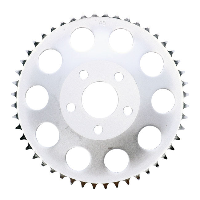 Rear sprocket, zinc. 48t — 82-85 FXR; 73-99 style offset chop (NU)