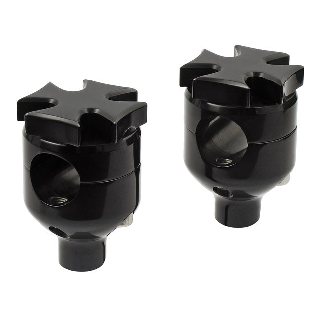 Flat maltese riser, 2" black