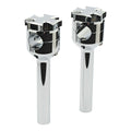 Maltese riser set. 6" rise. Chrome