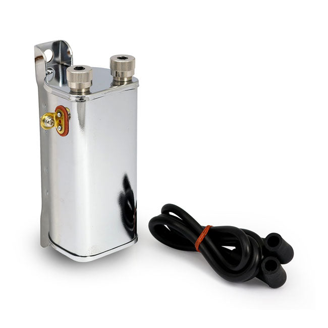 OEM style early 6-volt coil & cable kit. Chrome — 48-69 Big Twin (Excl. 1964 single fire Panhead models) (NU)