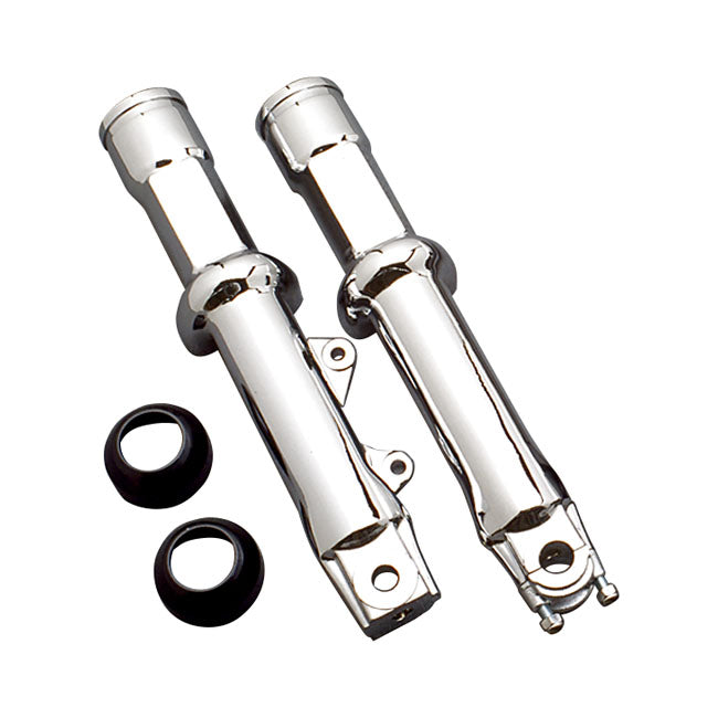 Lower fork legs, single disc. Polished — 84-99 FXST (NU)