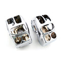 Switch housing set. Chrome — 14-23 FLT/Touring (excl. 2023 FLHXSE; FLTRXSE); 14-23 Trikes