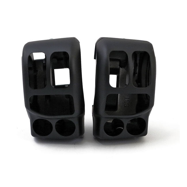 Switch housing set. Black — 14-23 FLT/Touring (excl. 2023 FLHXSE; FLTRXSE); 14-23 Trikes