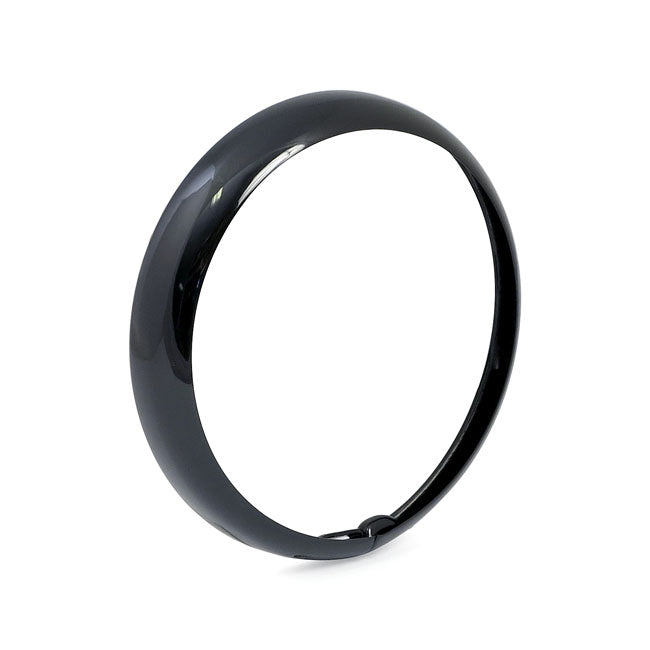 Outer trim ring, 7" hydra headlamp. Gloss black