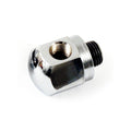 Rocker box oil gauge fitting. Chrome — 71-84 Big Twin; 71-85 XL Sportster (NU)