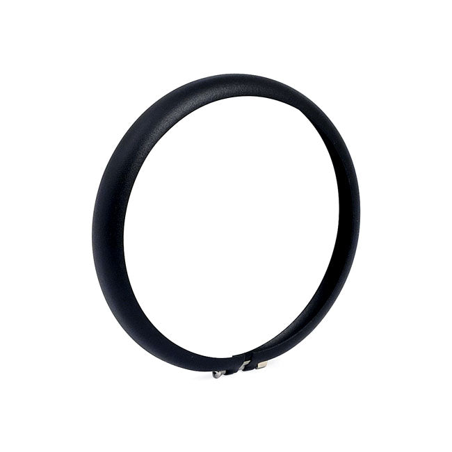 Headlamp trim ring. 5-3/4". Black wrinkle