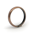 Late style spotlamp trim ring. 4.5". Copper plated