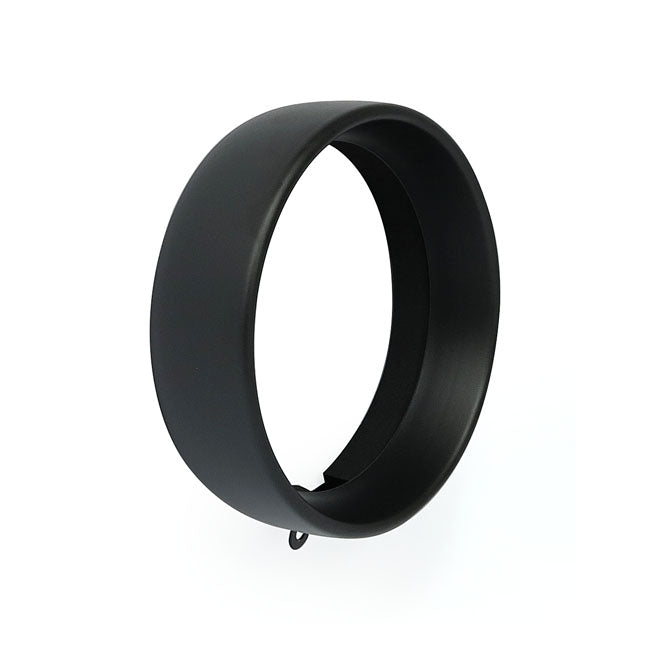 Recessed trim ring. 5-3/4" headlamp. Black — 97-03 FLSTS; 05-07 FLSTSC; 16-17 FXSE; 07-10 FXSTC; 00-07 FXSTD; 93-06 FXSTS; 95-97 FXSTSB; 1999 FXR; 16-17 FXDLS; 96-20 XL883C; XL1200C and XL1200V; 16-22 XL1200C/X (NU)