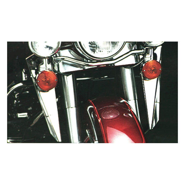 Wind deflector. Chrome