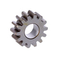 Oil pump idler gear, feed/return