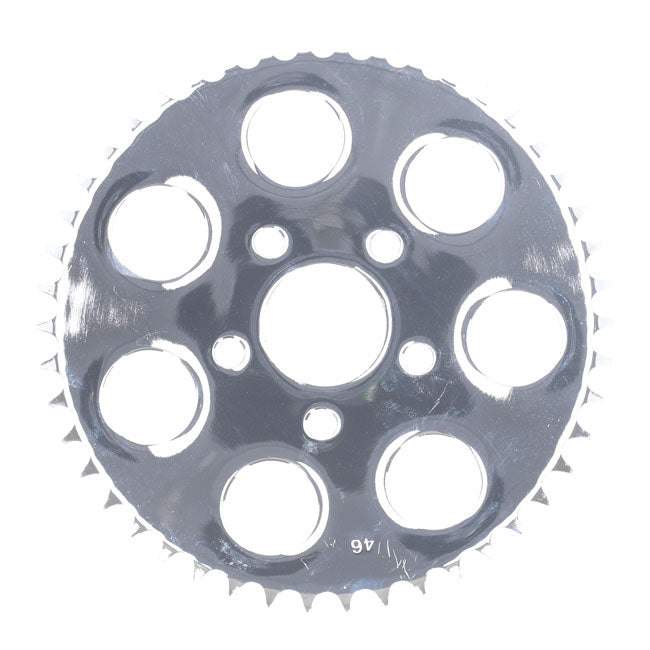530 chain conversion rear sprocket 46t. Chrome