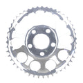 Rear sprocket, chrome. 47t — 82-85 FXR; 73-99 style offset chop (NU)