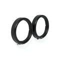 Recessed trim rings. turn signals. Black