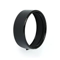 Recessed trim ring. 5-3/4" headlamp. Gloss black — 63-03 XL Sportster (Excl. 883C/1200C) (NU)