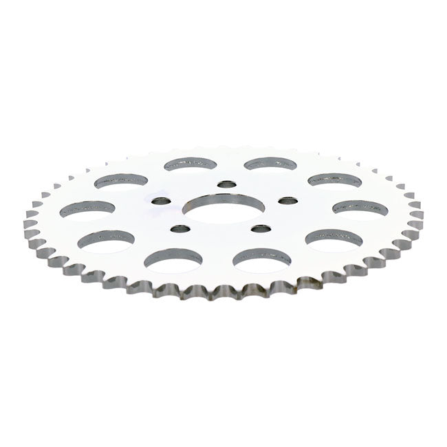 Rear sprocket, chrome. 47t — 82-85 XL Sportster (NU)