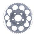 Rear sprocket, chrome. 47t — 82-85 XL Sportster (NU)