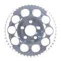Rear sprocket, chrome. 49t — 82-85 XL Sportster (NU)
