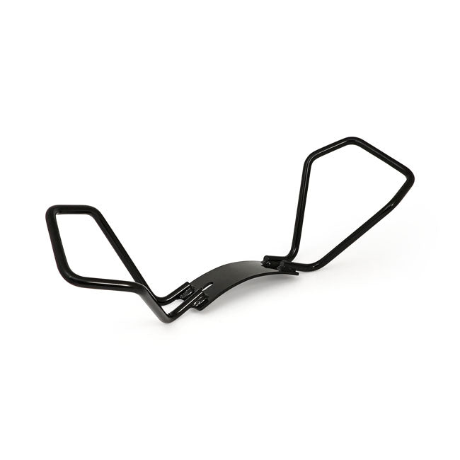 Passenger grab rail for Touring. Black — 14-24 FLT/Touring; 09-24 FLHTCUTG Tri Glide trike (excl. (excl. 2021 FLH Electra Glide Revival; 2023 FLHFB Electra Glide Highway King; Models with Tallboy seats; FLHTKSE; FLTRUSE with OEM seat)