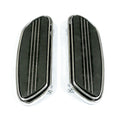 Runway rider floorboards, std. length. Chrome