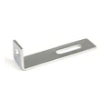 Universal exhaust mount l-bracket. 3-3/4" long, 2 holes