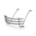 Front fender rail ''cheese grater''. Chrome