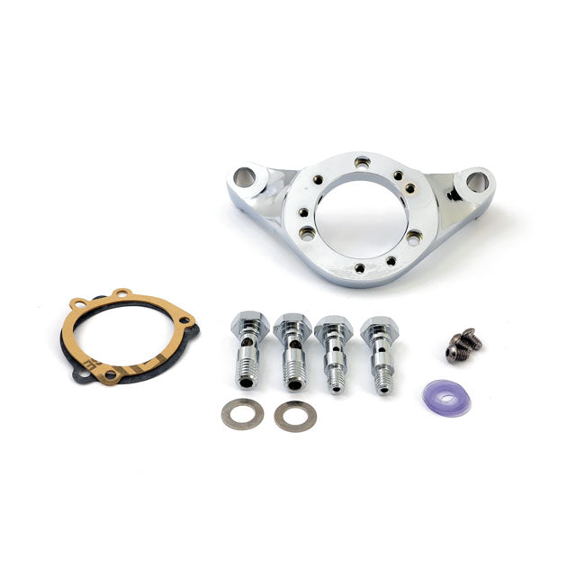 Carburetor bracket kit — 93-06 Big Twin (NU) (S&S E/G carburetor with CV aircleaner)