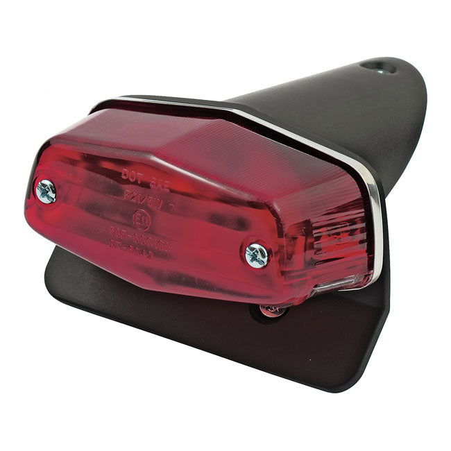 Custom lucas taillight assembly. with bracket. Black