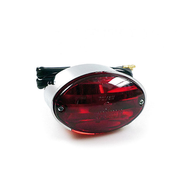 Medium cateye taillight. Chrome