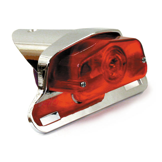 Lucas taillight assembly. with bracket. Chrome