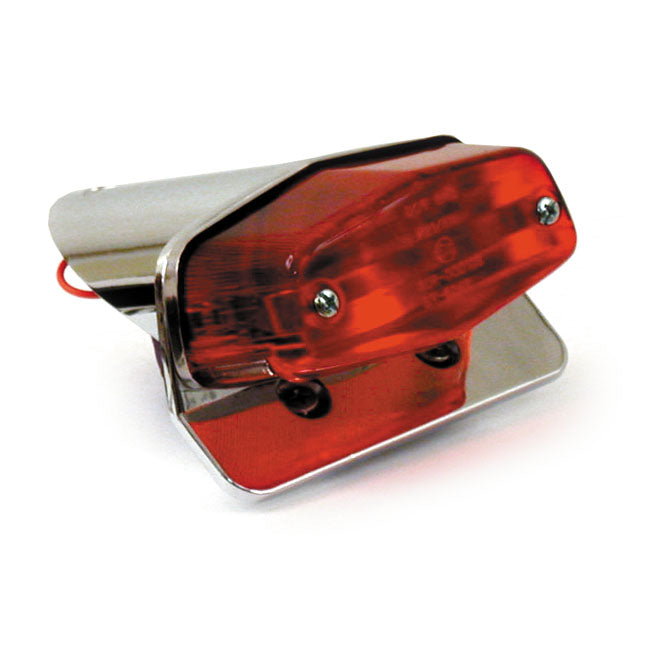 Custom lucas taillight assembly. with bracket. Chrome