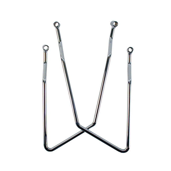 Saddlebag support kit. Chrome — 82-94 FXR (NU)