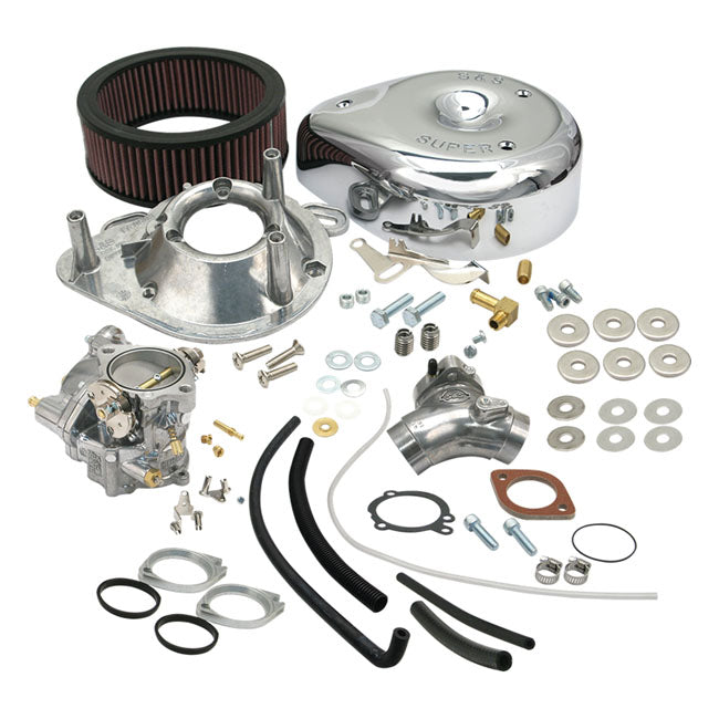 S&S, Super G carburetor kit — 84-92 Big Twin (NU) without head vent