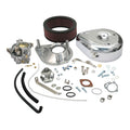 S&S, Super E carburetor kit — 57-78 XL Sportster (NU) with o-ring heads.  For L78-85 XL add 1 X 510565 adapter rings.