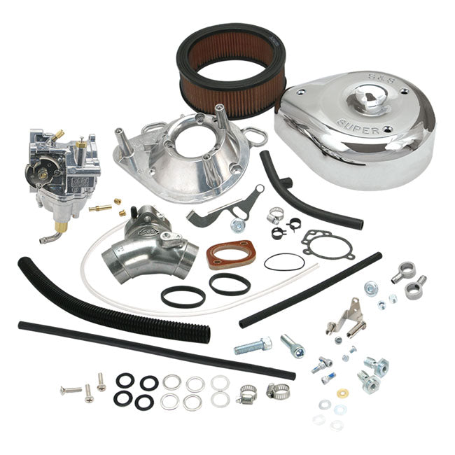 S&S, Super E carburetor kit — 93-99 Evo Big Twin (NU) (Excl. Twin Cam B)