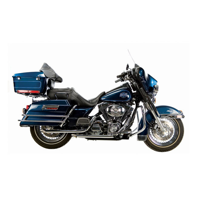 Paughco, Drag pipes (40"). Chrome — 85-09 FLT/Touring (NU)