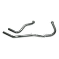 Paughco, Upswept head pipes - over transmission — 66-69 Early Shovel with rigid frame (NU)