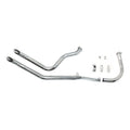 Paughco, Upswept head pipes - Gooseneck. over Transmission — 66-69 Early Shovel with rigid frame (NU)