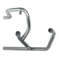 Paughco, Crossover head pipes. Chrome — 66-69 Early Shovel (NU)