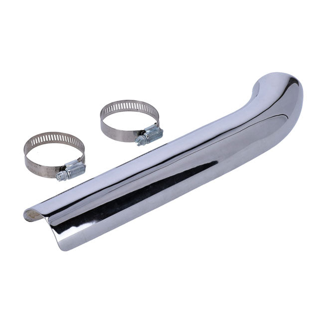 Paughco, Heatshield front. Chrome — 902387