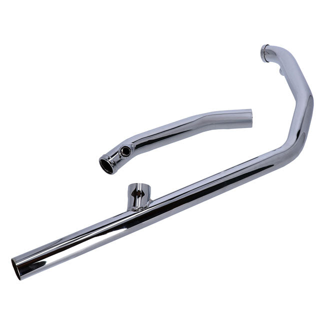 Paughco, 2 into 1 head pipes. Chrome — 07-08 FLT/Touring (NU)