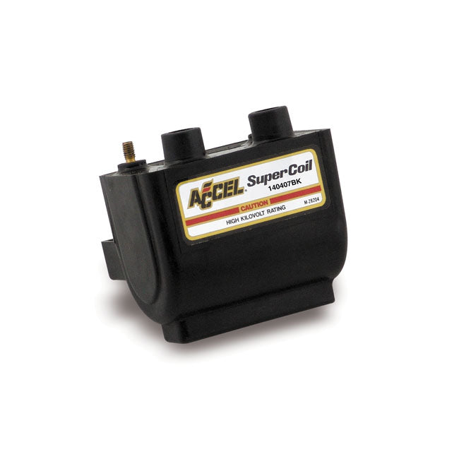Accel, HEI Super coil 12V / 2.3 ohm. Black